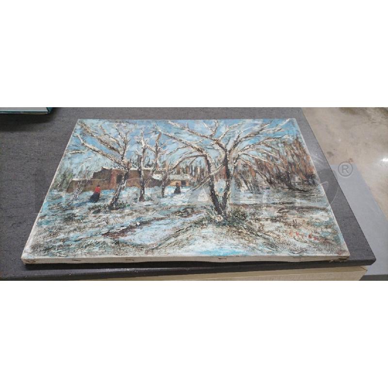 QUADRO 50X35ALBERI NEVE | Mercatino dell'Usato Acerra 1