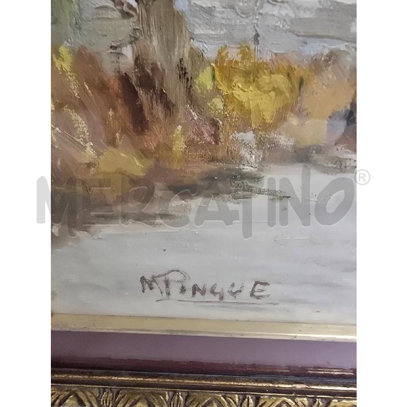 QUADRO 66X84 CORNICE DORATA CASE STRADA | Mercatino dell'Usato Acerra 2