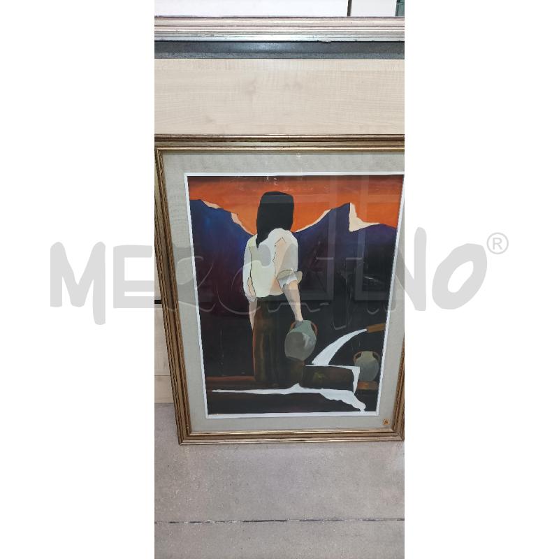 QUADRO 66X86 DONNA CARAFFA  | Mercatino dell'Usato Acerra 1