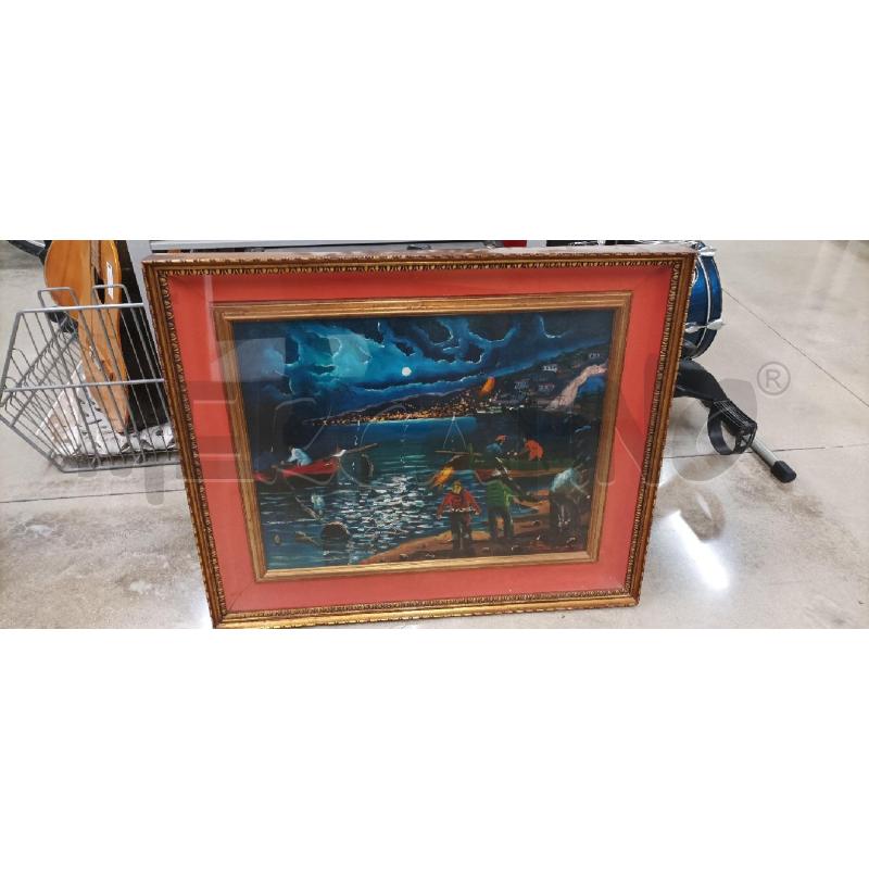 QUADRO 76X63 MARE PESCATORI | Mercatino dell'Usato Acerra 1