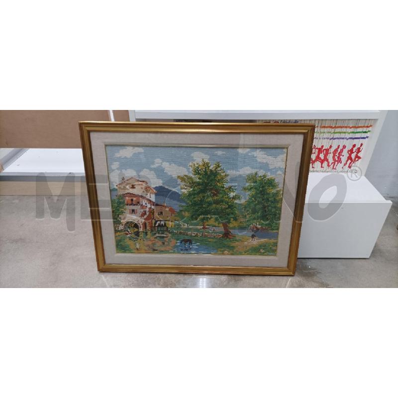 QUADRO 86X65 ALBERO CASA CAVALLO | Mercatino dell'Usato Acerra 1