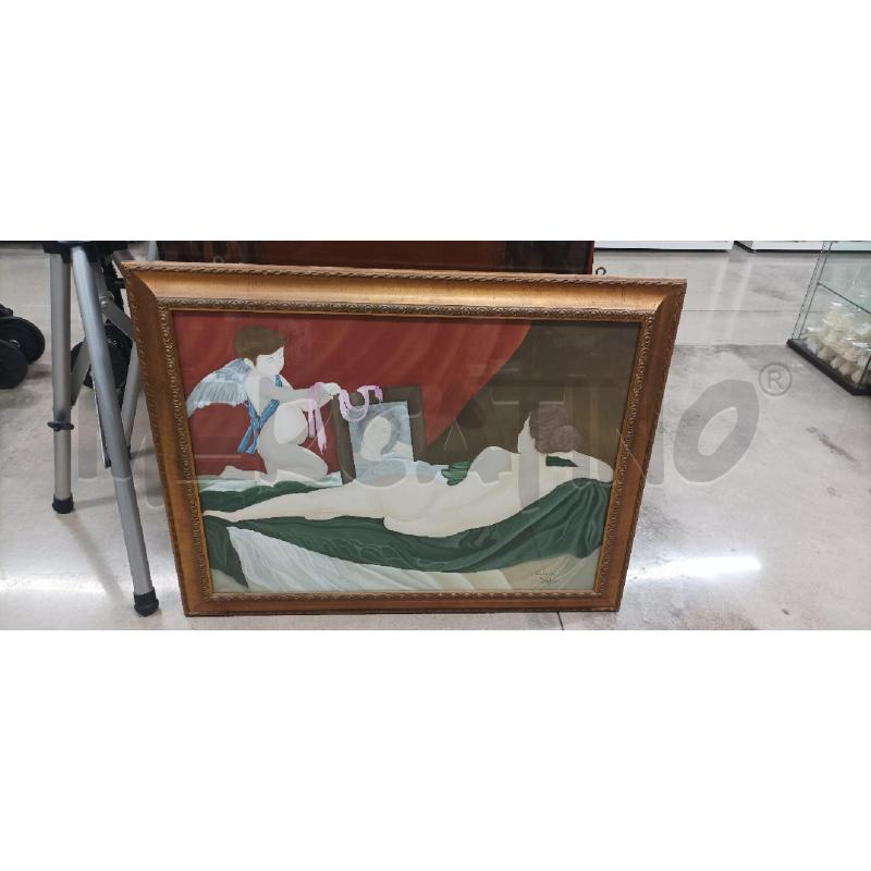 QUADRO 93X75 DONNA DIVANO  | Mercatino dell'Usato Acerra 1