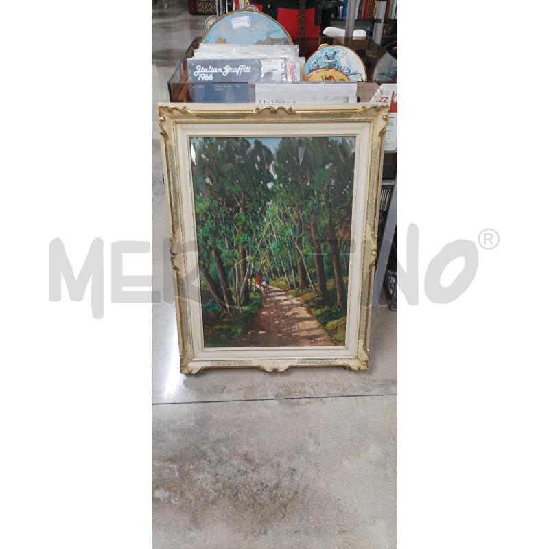 QUADRO ALBERI STRADA 66X87 | Mercatino dell'Usato Acerra 1