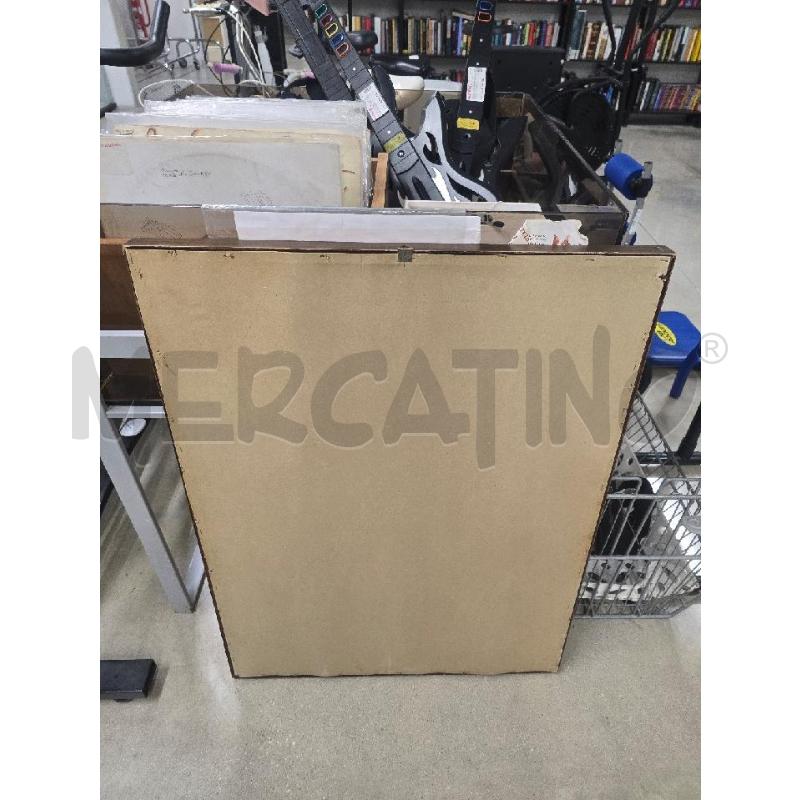 QUADRO CORNIC3E DORATA VASO CELESTE FIORI 63X83 | Mercatino dell'Usato Acerra 3