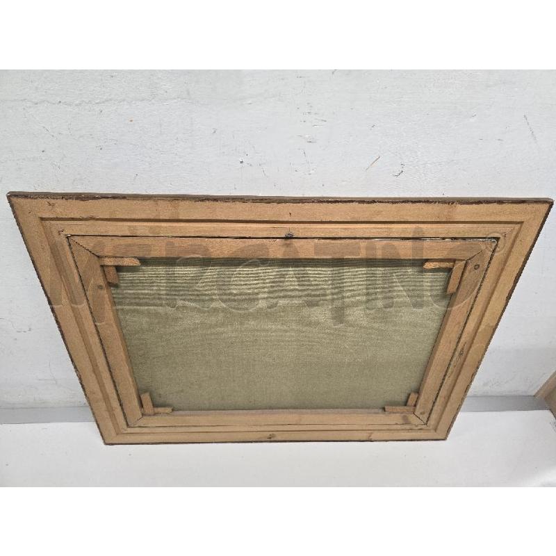 QUADRO CORNICE 84X64 FIGURA BARCA MARE CASA | Mercatino dell'Usato Acerra 3