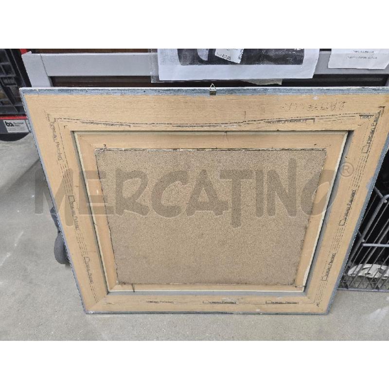 QUADRO CORNICE BIANCA FIGURA FRUTTA VERDE 75X65 | Mercatino dell'Usato Acerra 3