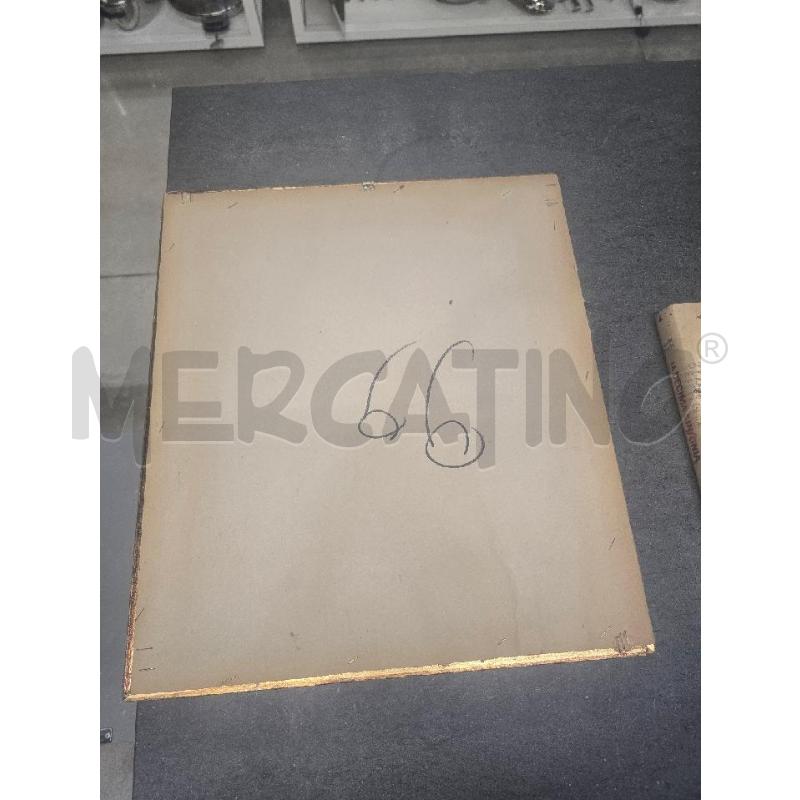 QUADRO CORNICE DORATA FIGURA FRUTTA VASO 44X50 | Mercatino dell'Usato Acerra 3