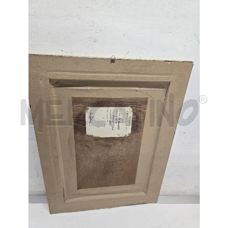QUADRO CORNICE DORATA FIGURA MARE PERSONE 50X67 | Mercatino dell'Usato Acerra 4