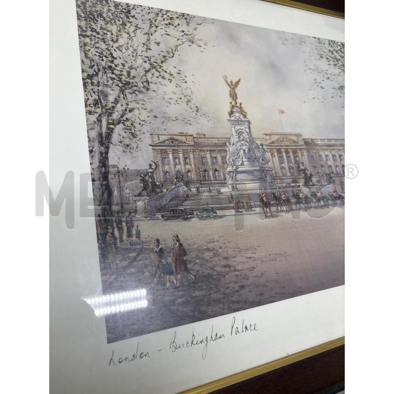 QUADRO CORNICE MARRONE FIGURA PALAZZO CAVALLI 49X39 | Mercatino dell'Usato Acerra 2
