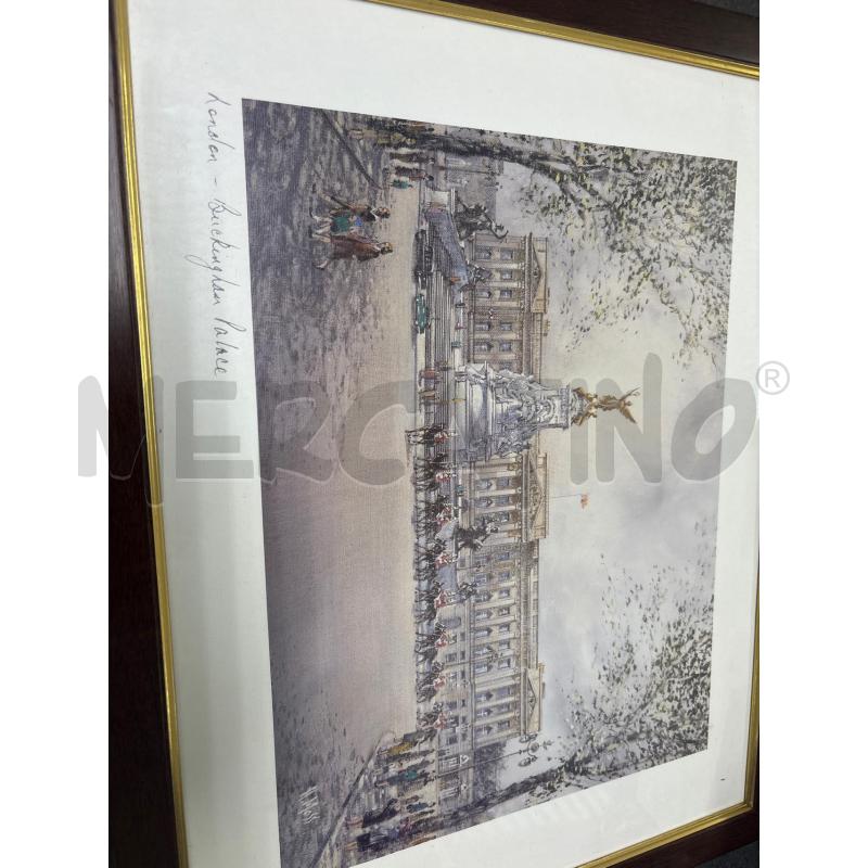 QUADRO CORNICE MARRONE FIGURA PALAZZO CAVALLI 49X39 | Mercatino dell'Usato Acerra 3