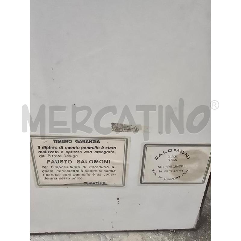 QUADRO CORNICE MARRONE FIGURA PERSONE 99X69 | Mercatino dell'Usato Acerra 5