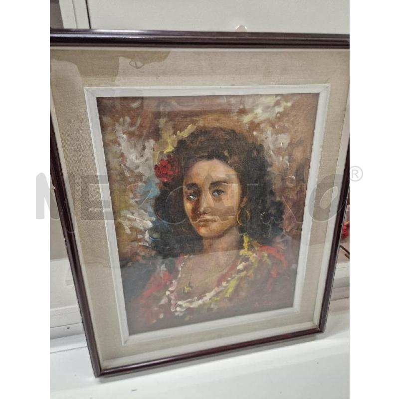 QUADRO DONNA ZINGARA 60X70 | Mercatino dell'Usato Acerra 1