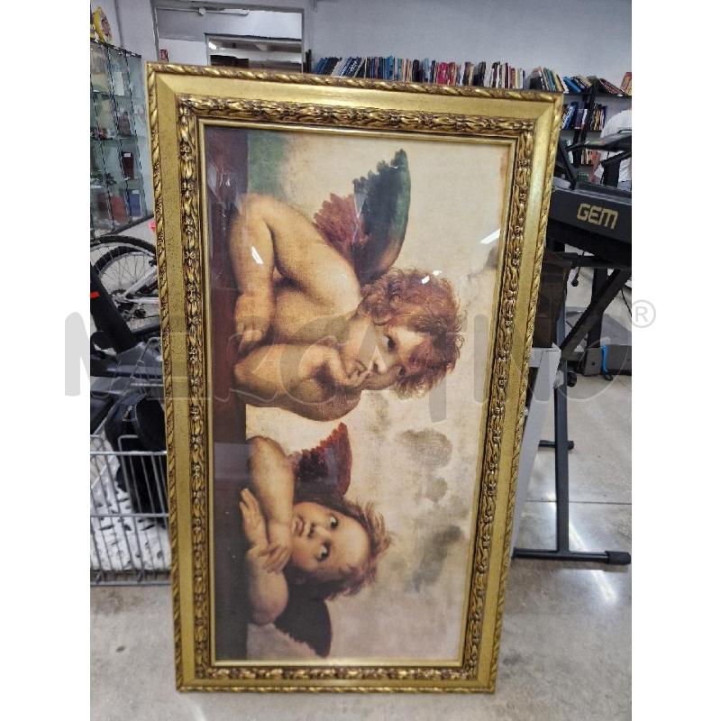QUADRO DORATO 2 ANGELI 125X70 | Mercatino dell'Usato Acerra 1
