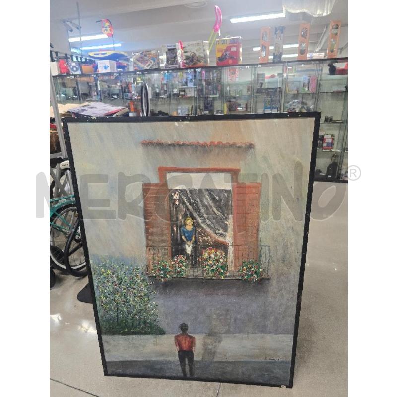 QUADRO FIGURA FINESTRA DONNA UOMO 90X1.20 | Mercatino dell'Usato Acerra 1