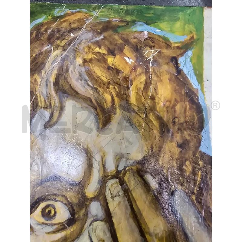 QUADRO FIGURA VOLTO 60X40 | Mercatino dell'Usato Acerra 4