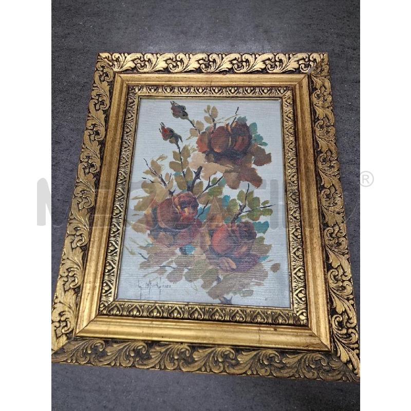 QUADRO FIORI G. MORFINI FIORI ROSSI | Mercatino dell'Usato Acerra 1