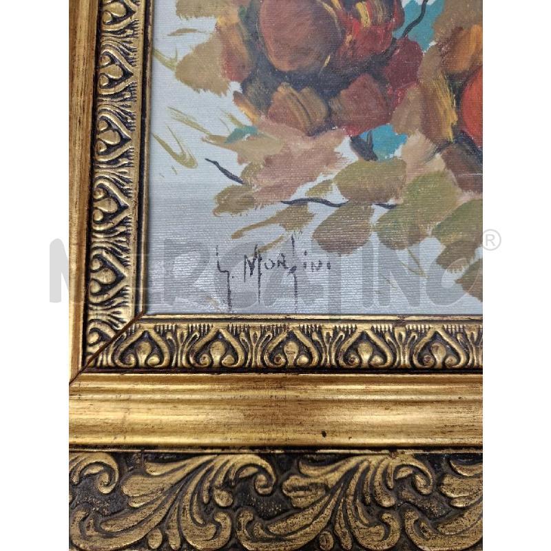 QUADRO FIORI G. MORFINI FIORI ROSSI | Mercatino dell'Usato Acerra 2