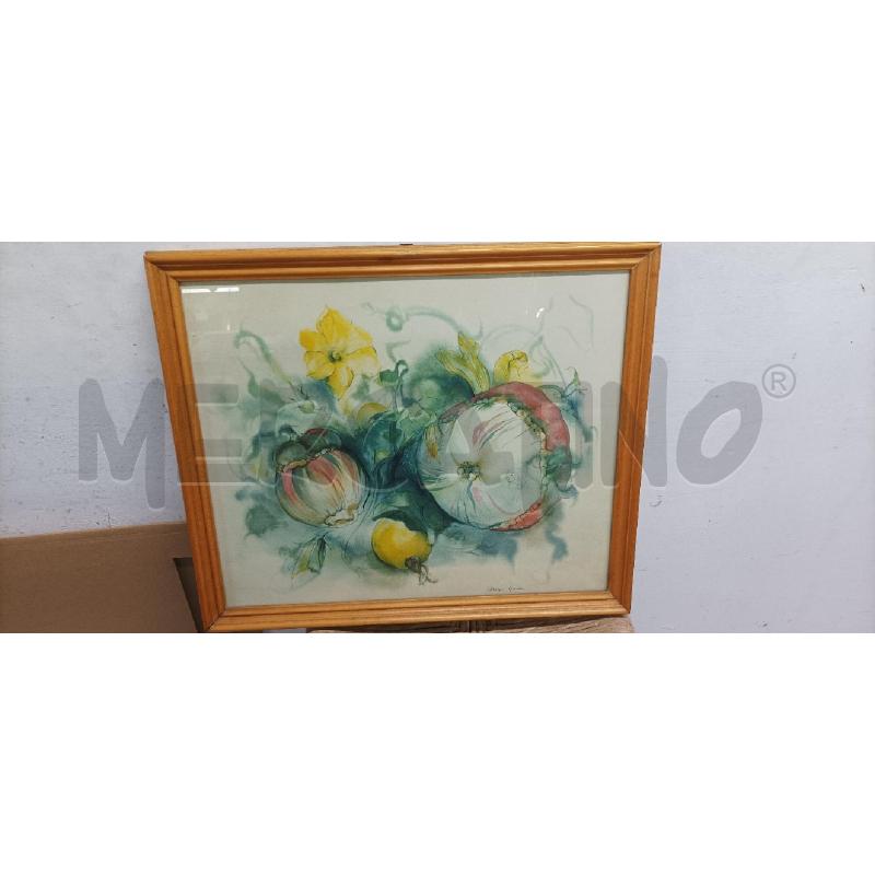 QUADRO FIORI GIALLO 52X44 | Mercatino dell'Usato Acerra 1