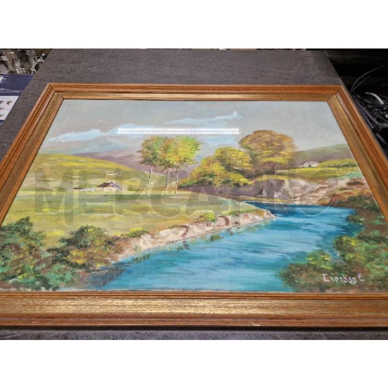 QUADRO PAESAGGIO FIUME CAMPAGNA | Mercatino dell'Usato Acerra 1