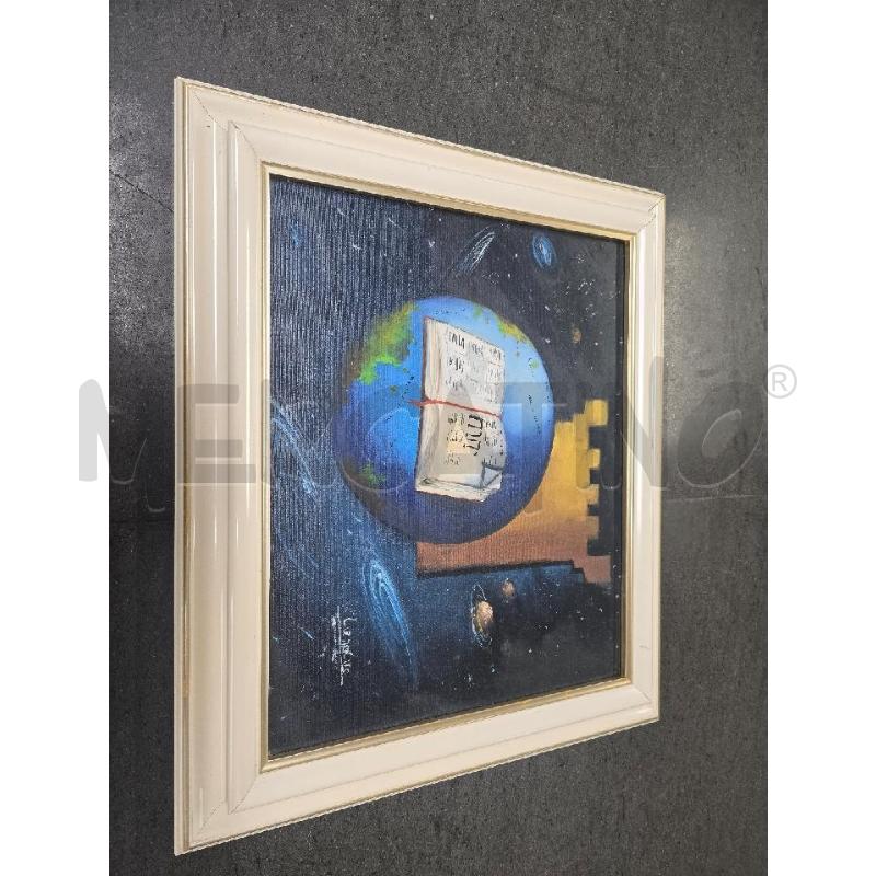 QUADRO PIANETA LIBRO 63X54 | Mercatino dell'Usato Acerra 1