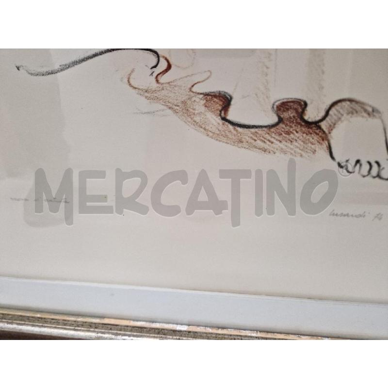 QUADRO PROVA D'ARTISTA DONNA SEDUTA 90X70 | Mercatino dell'Usato Acerra 3