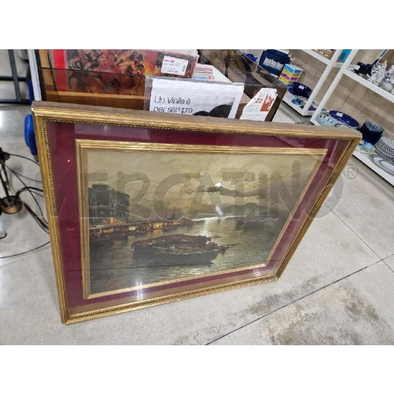 QUADRO RETTANGOLARE VEDUTA NAPOLI 80X100 | Mercatino dell'Usato Acerra 1