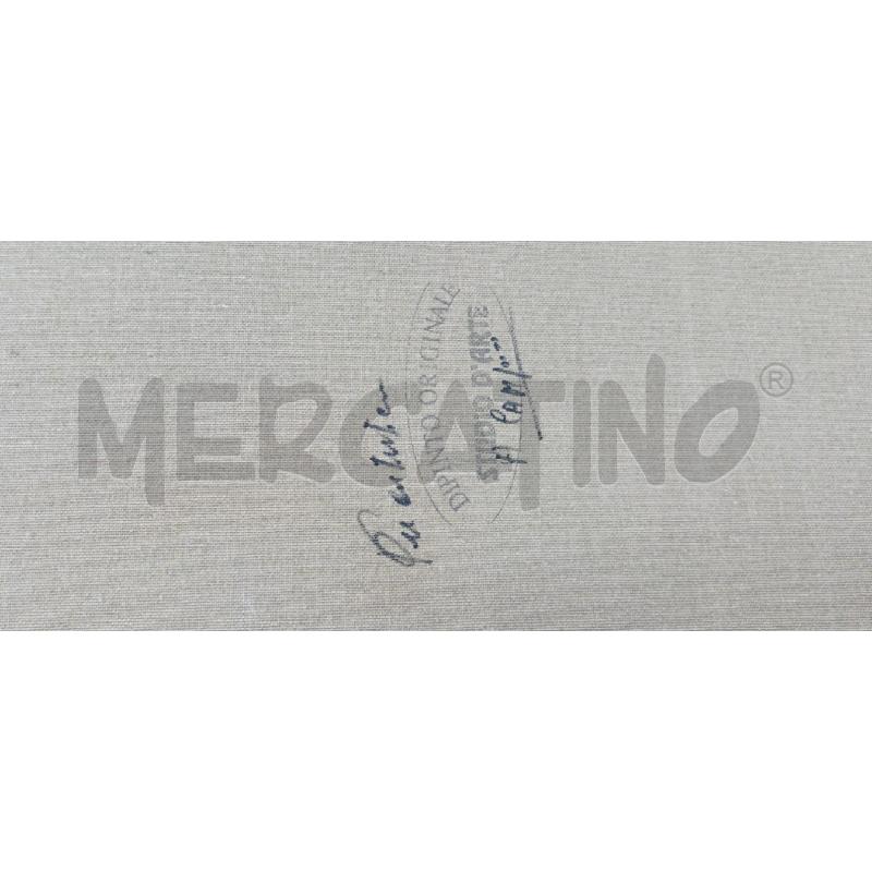 QUADRO RITRATTO DI DONNA FIORE BIANCO TRA I CAPELLI 57X77 | Mercatino dell'Usato Acerra 2