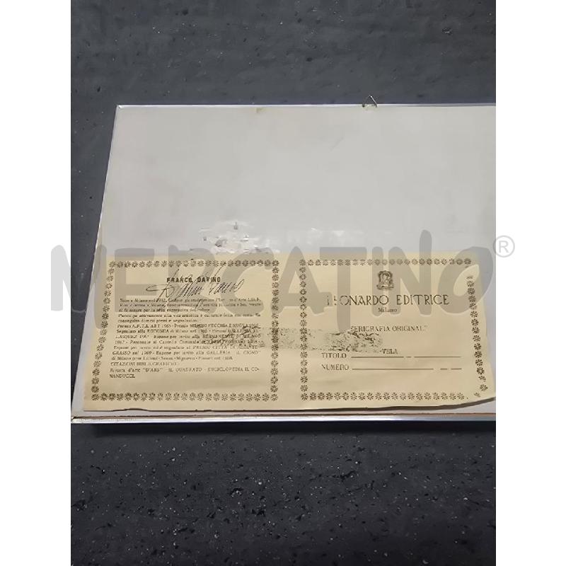 QUADRO SERIGRAFIA FRANCO D'AVINO | Mercatino dell'Usato Acerra 2