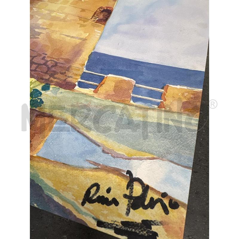 QUADRO TORRE MARRONE RINO PELUSIO | Mercatino dell'Usato Acerra 2