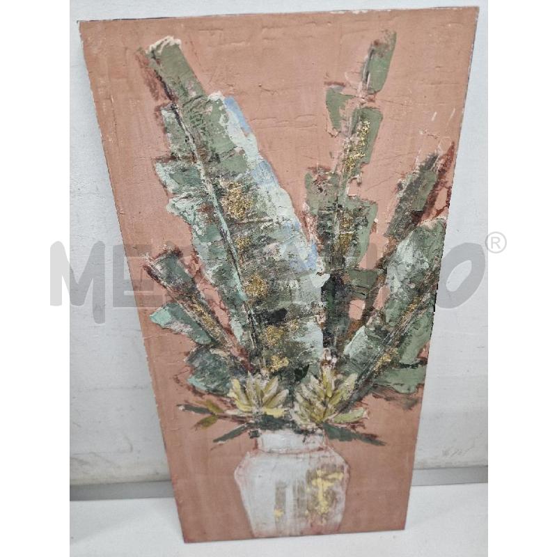QUADRO VASO BASE ROSA 100X50 | Mercatino dell'Usato Acerra 1