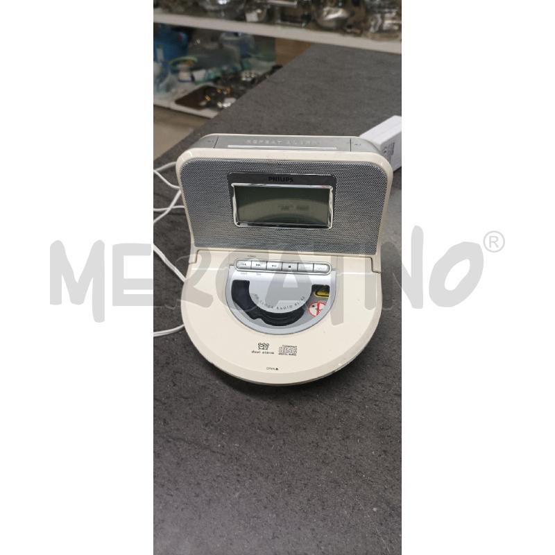 RADIOSVEGLIA PHILIPS BIANCO | Mercatino dell'Usato Acerra 1