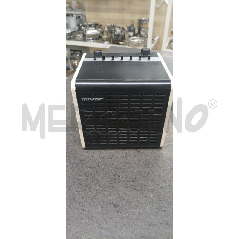 RADIO VINTAGE MIVAR R57 CUBO BIANCO NERO | Mercatino dell'Usato Acerra 1