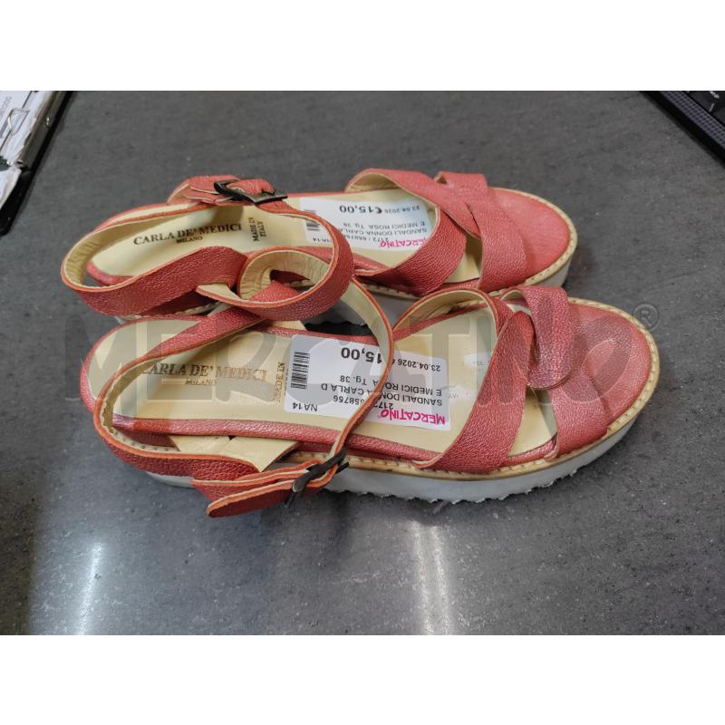SANDALI DONNA CARLA DE MEDICI ROSA | Mercatino dell'Usato Acerra 2