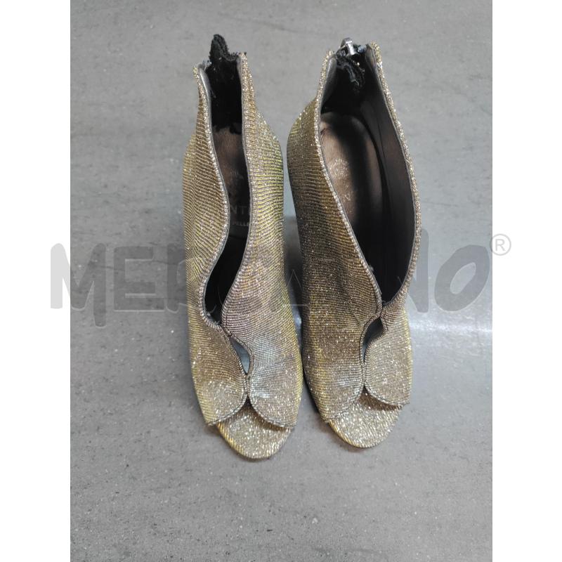 SANDALI DONNA CINTI LAMINATO DORATO | Mercatino dell'Usato Acerra 1