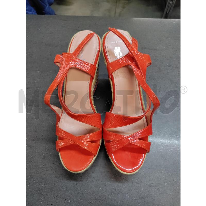 SANDALI DONNA FEMME ARANCIONE | Mercatino dell'Usato Acerra 1