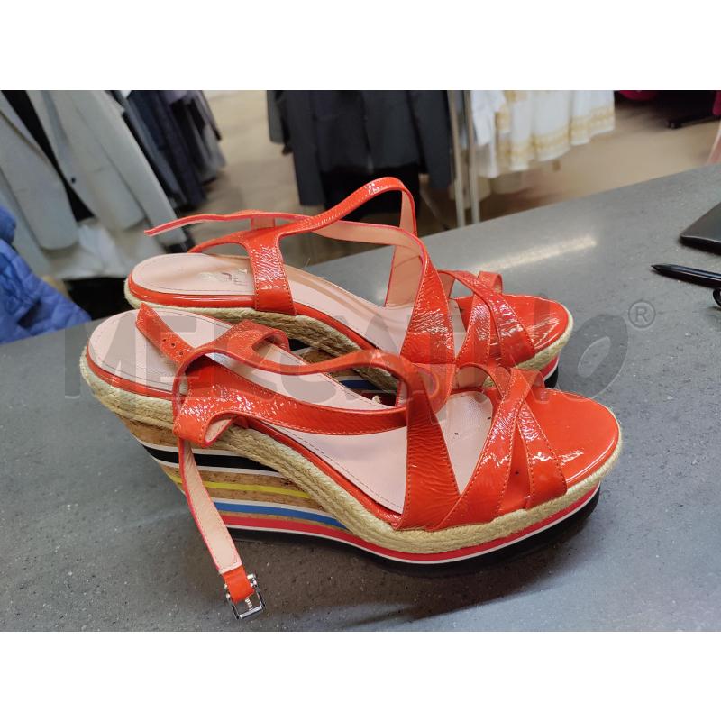 SANDALI DONNA FEMME ARANCIONE | Mercatino dell'Usato Acerra 2