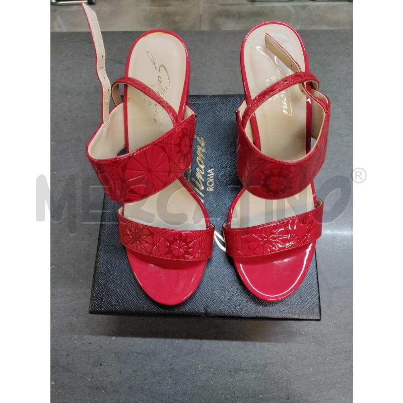 SANDALI DONNA GATTINONI ROSSO | Mercatino dell'Usato Acerra 1