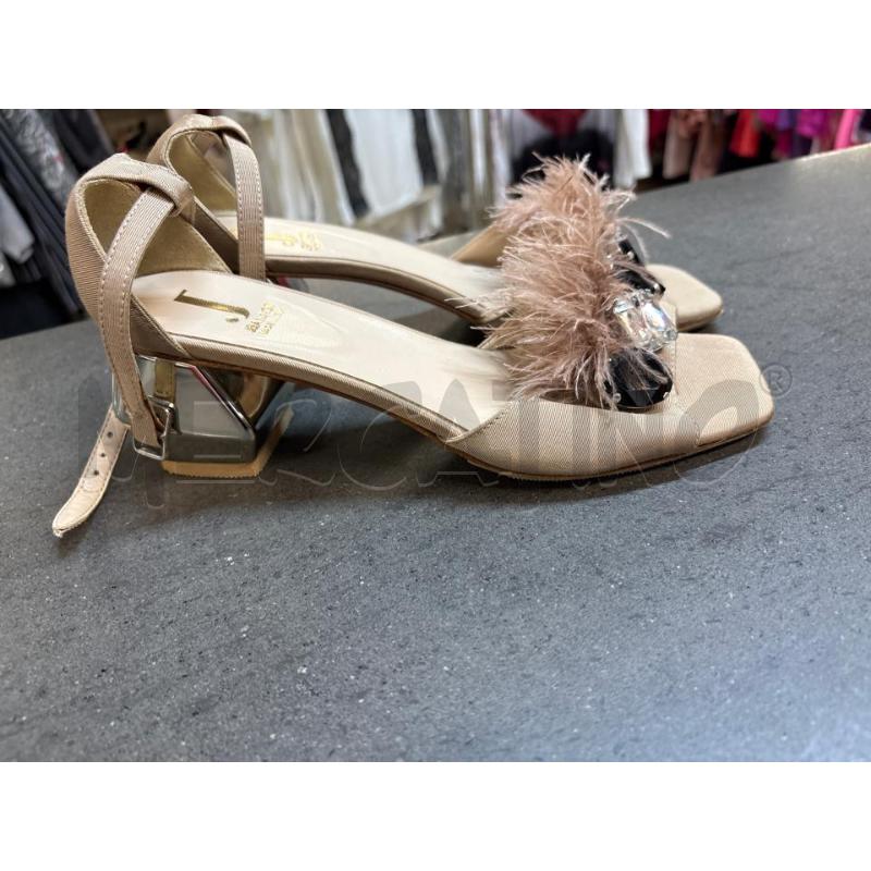SANDALI DONNA JEANNOT BEIGE | Mercatino dell'Usato Acerra 2