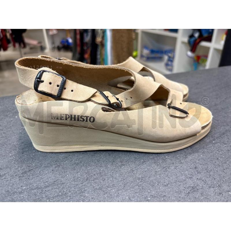SANDALI DONNA MEPHISTO BEIGE | Mercatino dell'Usato Acerra 2
