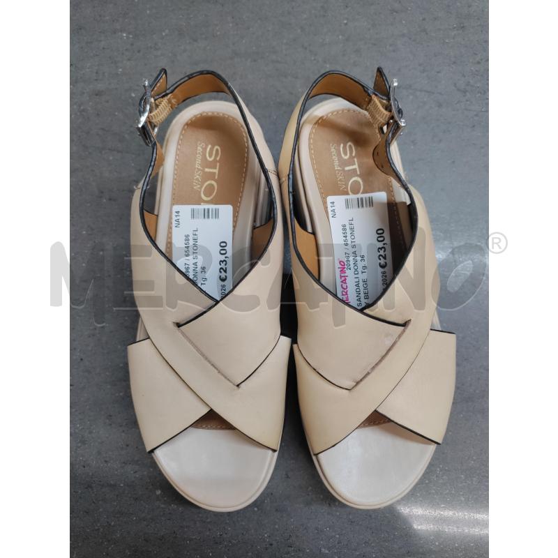 SANDALI DONNA STONEFLY BEIGE | Mercatino dell'Usato Acerra 1