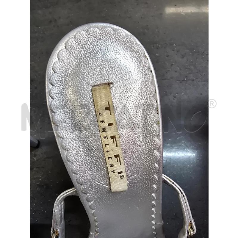 SANDALI DONNA TIFFI GRIGIO STRASS | Mercatino dell'Usato Acerra 2