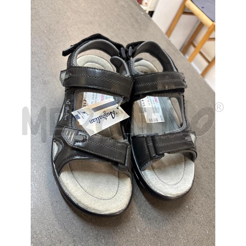 SANDALI UOMO AUSTRALIAN NERO | Mercatino dell'Usato Acerra 1