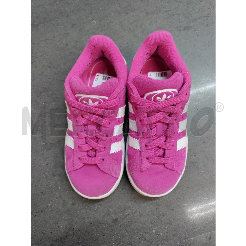 SCARPE BAMBINA CAMPUS FUXIA BIANCO | Mercatino dell'Usato Acerra 1