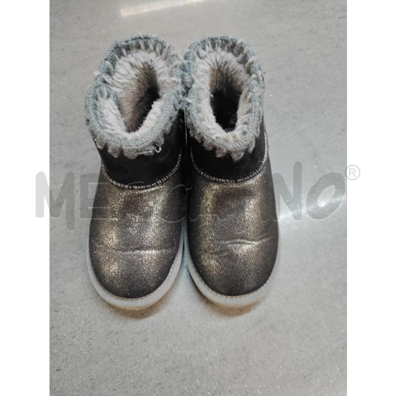 SCARPE BAMBINA CONGUITOS GRIGIO BRILLANTINATO SCURO | Mercatino dell'Usato Acerra 1