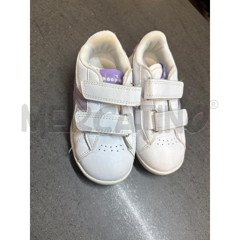 SCARPE BAMBINA DIADORA BIANCO VIOLA | Mercatino dell'Usato Acerra 1
