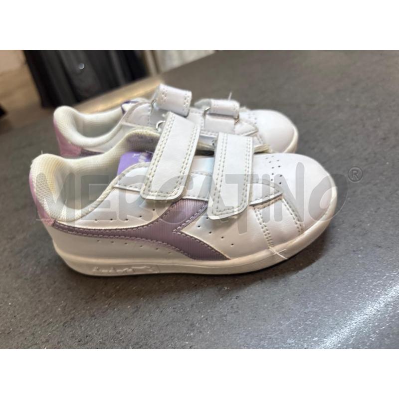 SCARPE BAMBINA DIADORA BIANCO VIOLA | Mercatino dell'Usato Acerra 2