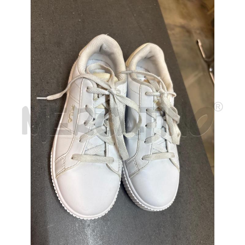 SCARPE BAMBINA FILA BIANCO BEIGE | Mercatino dell'Usato Acerra 1