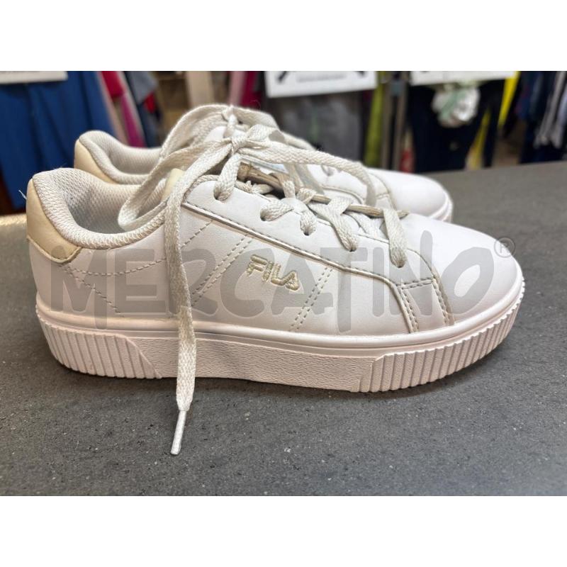 SCARPE BAMBINA FILA BIANCO BEIGE | Mercatino dell'Usato Acerra 2