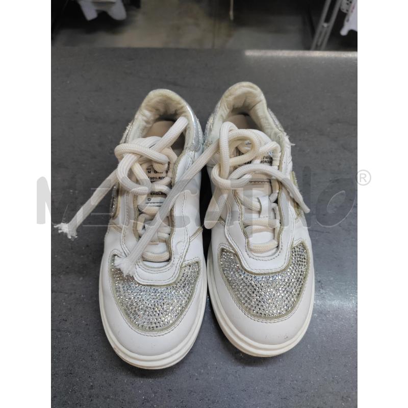 SCARPE BAMBINA JRICHMOND BIANCO STRASS DA RIVEDERE | Mercatino dell'Usato Acerra 1