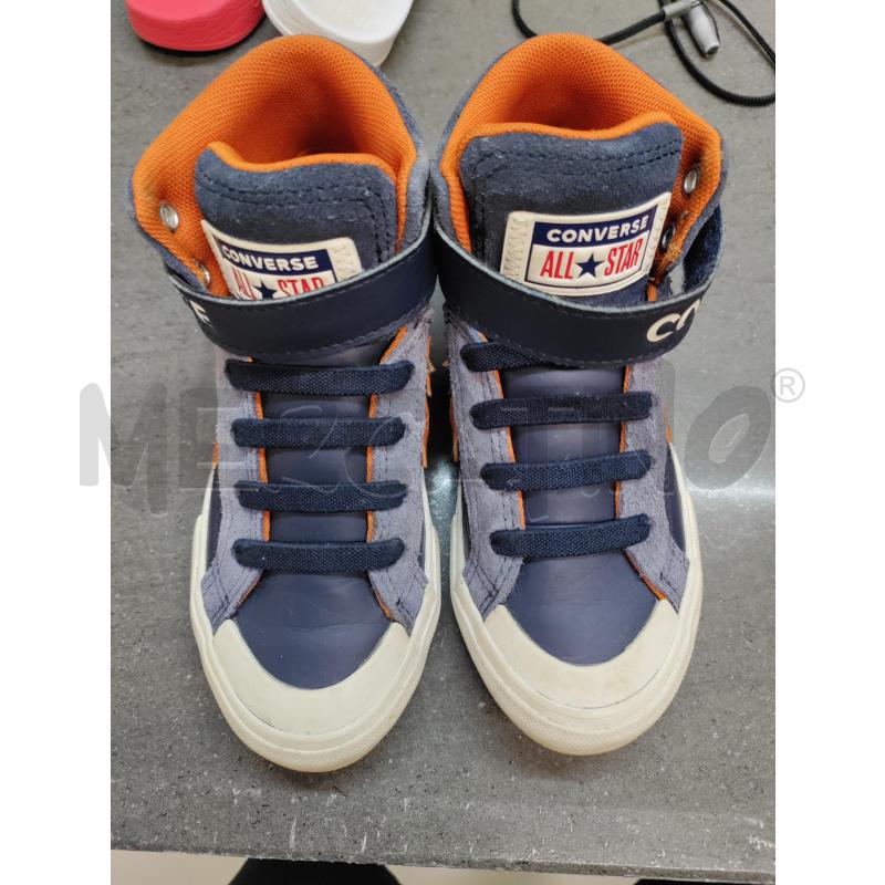 SCARPE BAMBINO CONVERSE BLU ARANCIONE | Mercatino dell'Usato Acerra 1